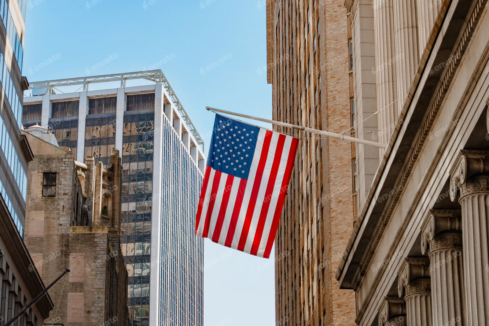 Flag on the street